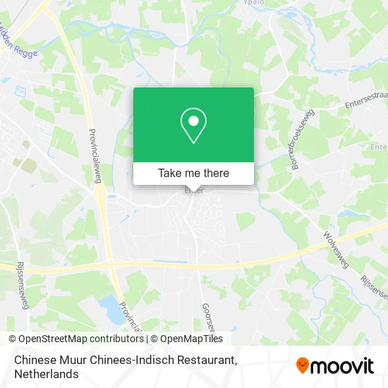Chinese Muur Chinees-Indisch Restaurant map