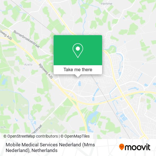 Mobile Medical Services Nederland (Mms Nederland) Karte