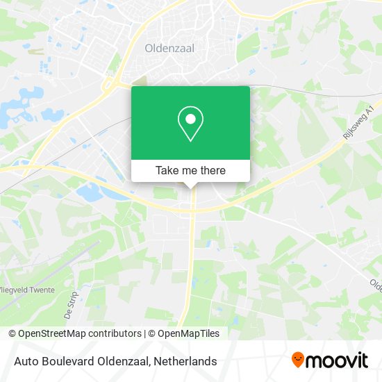 Auto Boulevard Oldenzaal map
