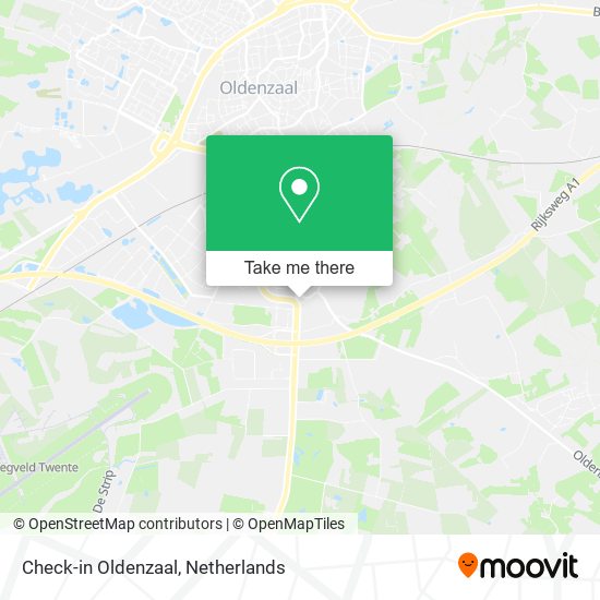 Check-in Oldenzaal map
