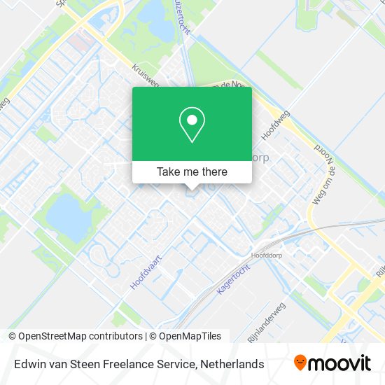 Edwin van Steen Freelance Service map