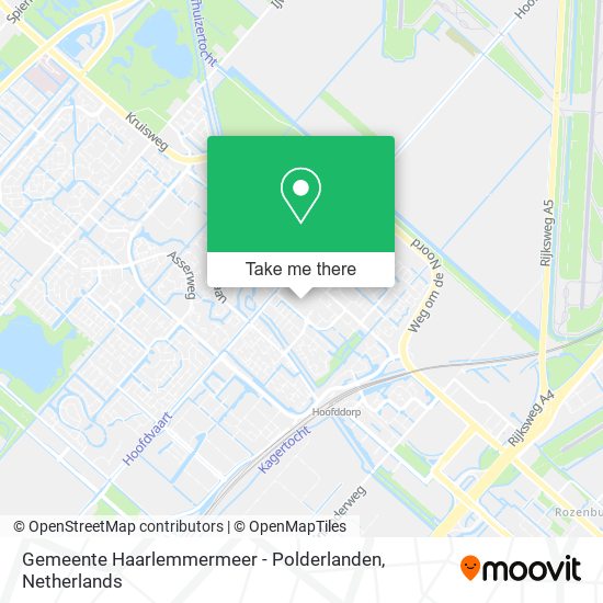 Gemeente Haarlemmermeer - Polderlanden Karte