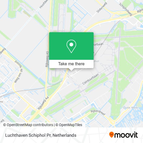 Luchthaven Schiphol Pr map