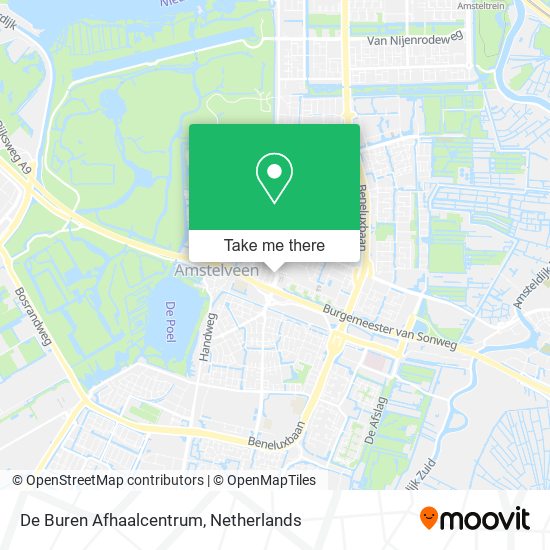 De Buren Afhaalcentrum map