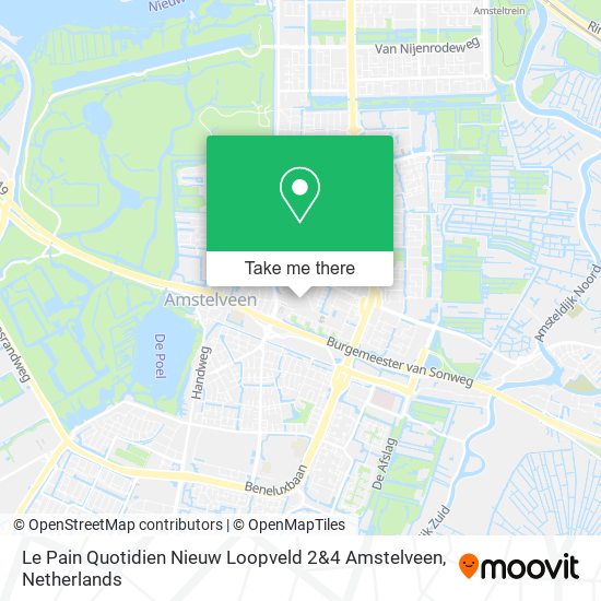 Le Pain Quotidien Nieuw Loopveld 2&4 Amstelveen map