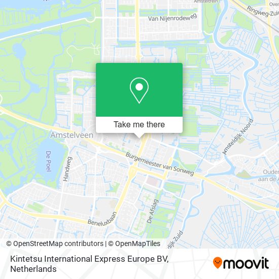 Kintetsu International Express Europe BV map