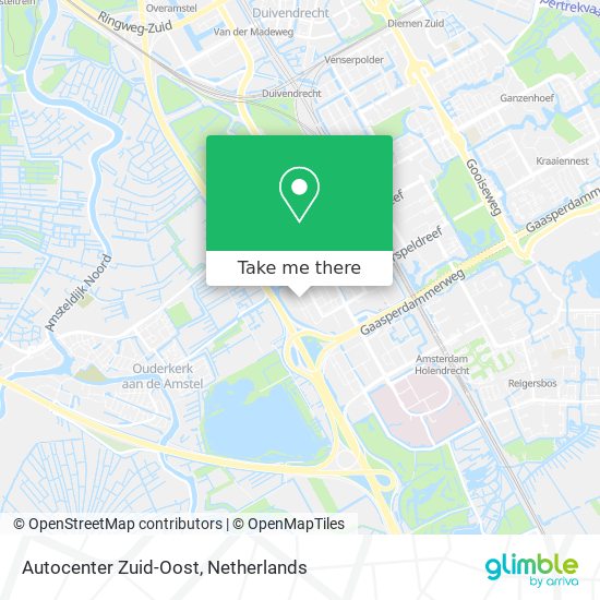 Autocenter Zuid-Oost map