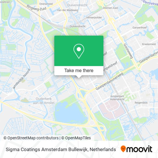 Sigma Coatings Amsterdam Bullewijk map