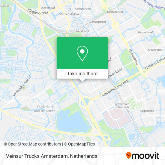 Veinsur Trucks Amsterdam map