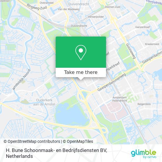 H. Bune Schoonmaak- en Bedrijfsdiensten BV map