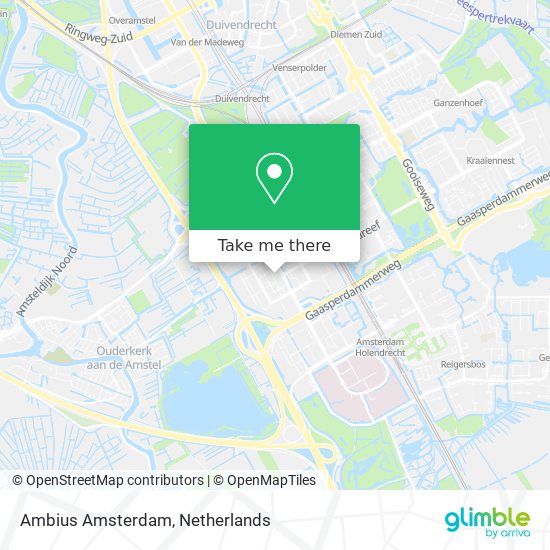 Ambius Amsterdam Karte