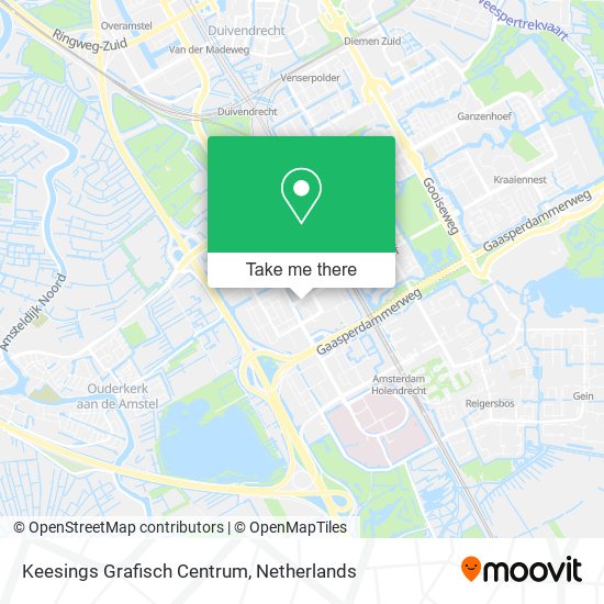 Keesings Grafisch Centrum map