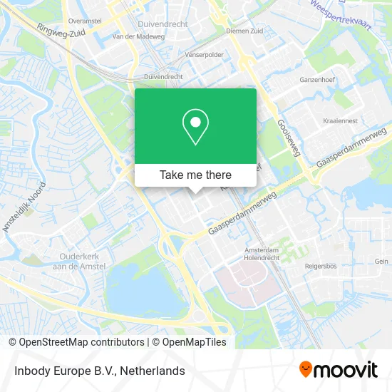 Inbody Europe B.V. Karte