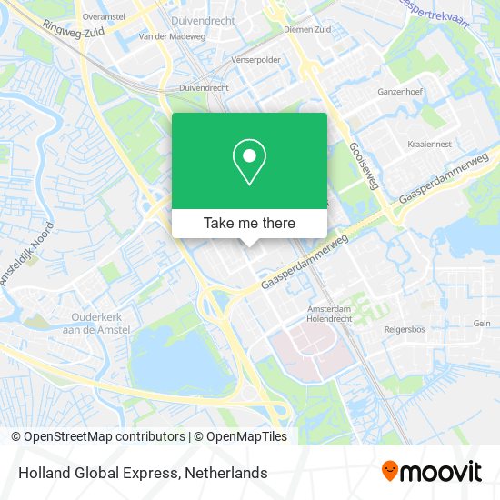 Holland Global Express Karte
