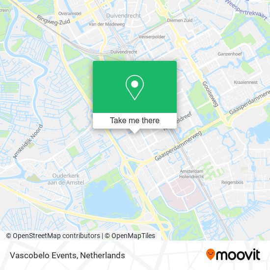 Vascobelo Events map