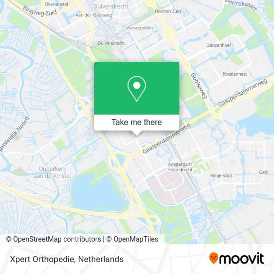 Xpert Orthopedie map