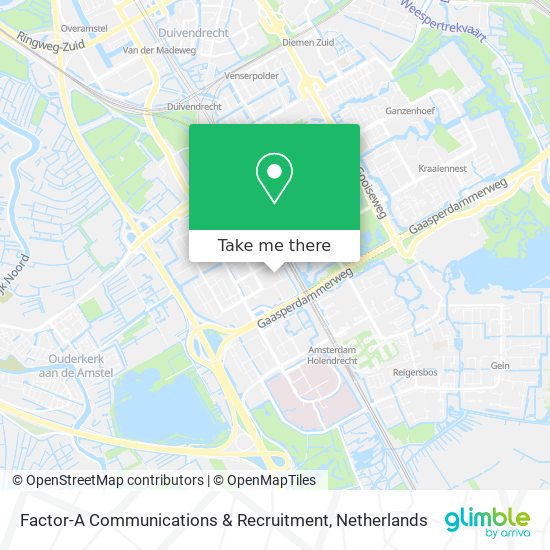 Factor-A Communications & Recruitment Karte