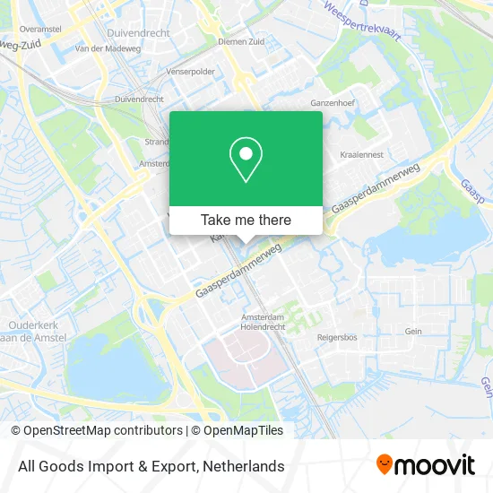 All Goods Import & Export map