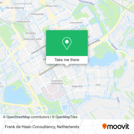 Frank de Haan Consultancy map