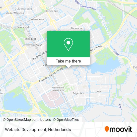 Website Development map