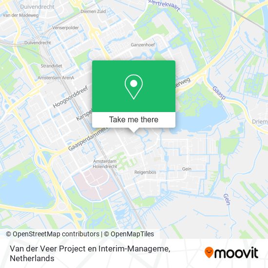 Van der Veer Project en Interim-Manageme map