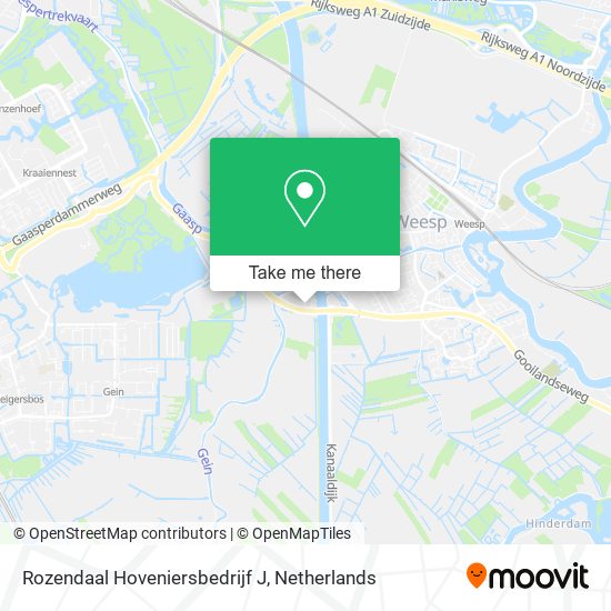 Rozendaal Hoveniersbedrijf J map