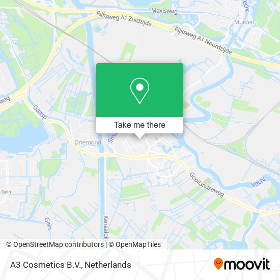 A3 Cosmetics B.V. map