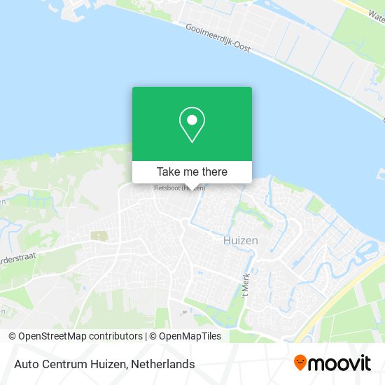 Auto Centrum Huizen map