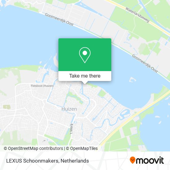 LEXUS Schoonmakers map