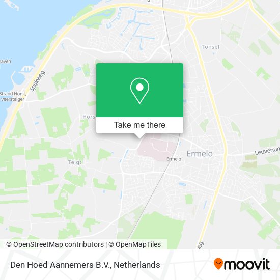 Den Hoed Aannemers B.V. map