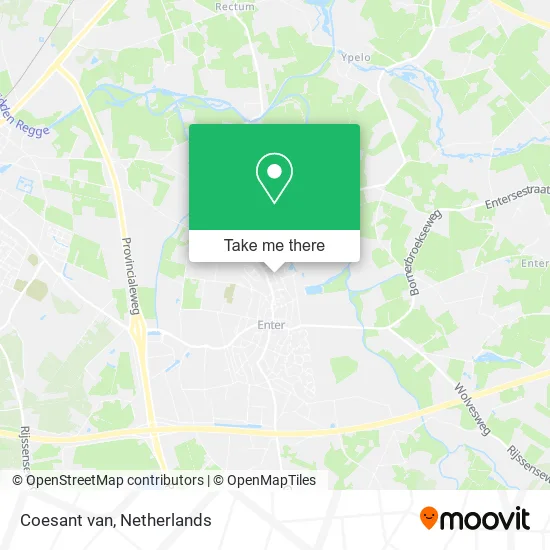 Coesant van map