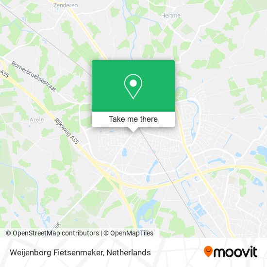 Weijenborg Fietsenmaker Karte