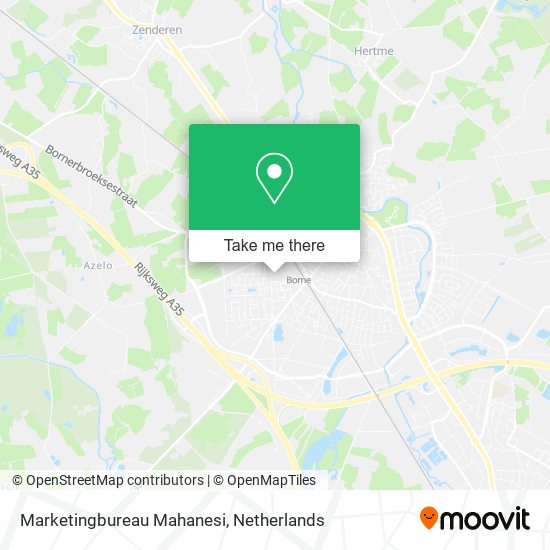 Marketingbureau Mahanesi map