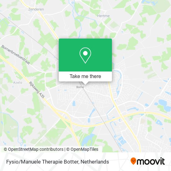 Fysio/Manuele Therapie Botter map