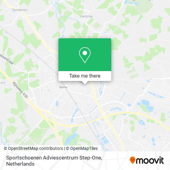 Sportschoenen Adviescentrum Step-One map