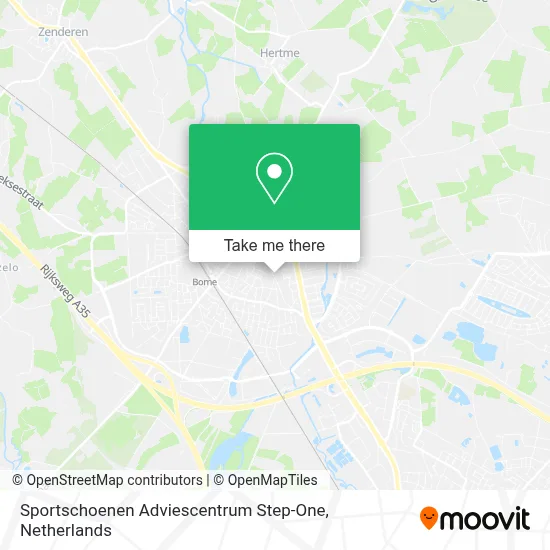 Sportschoenen Adviescentrum Step-One map