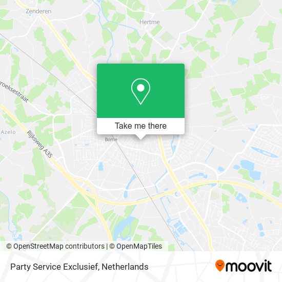 Party Service Exclusief map