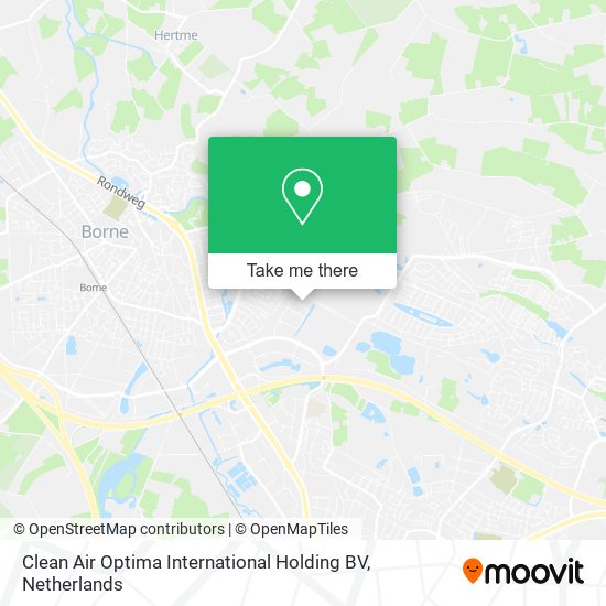 Clean Air Optima International Holding BV map