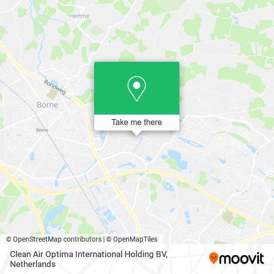 Clean Air Optima International Holding BV Karte