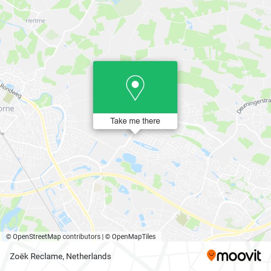 Zoëk Reclame map