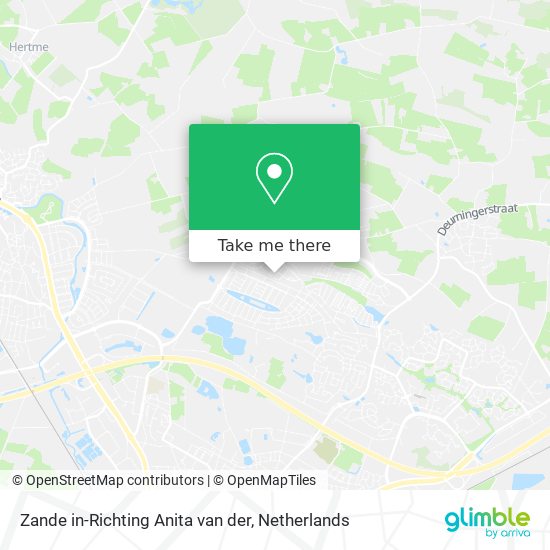 Zande in-Richting Anita van der map