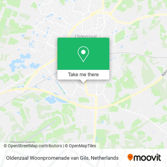 Oldenzaal Woonpromenade van Gils map