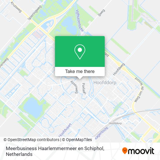 Meerbusiness Haarlemmermeer en Schiphol map
