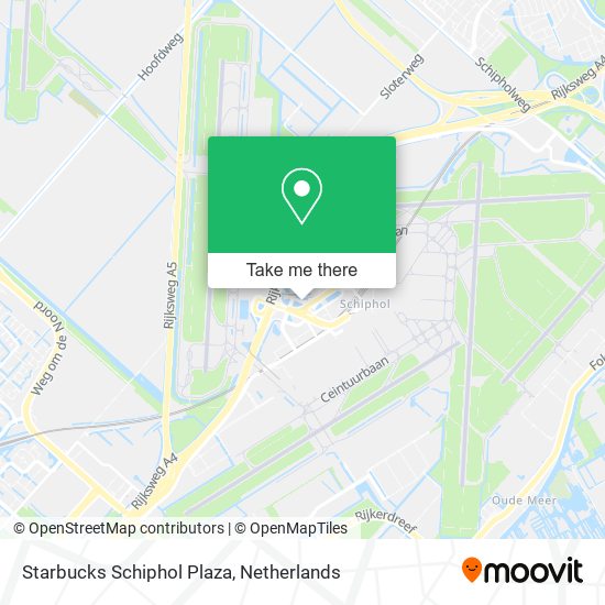 Starbucks Schiphol Plaza map