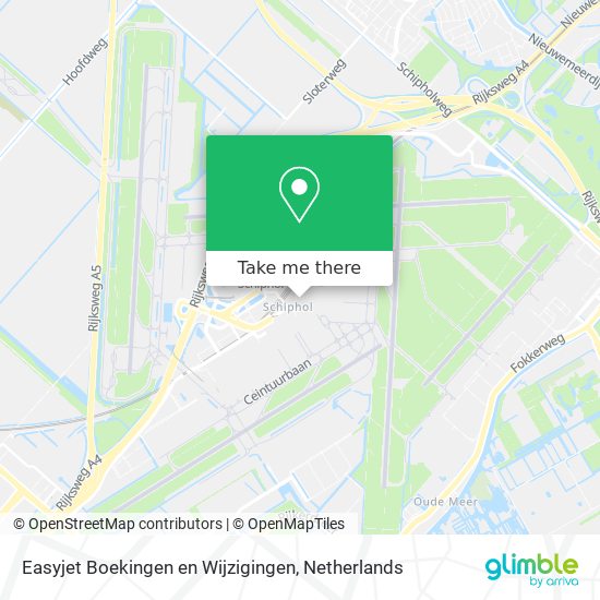 Easyjet Boekingen en Wijzigingen map
