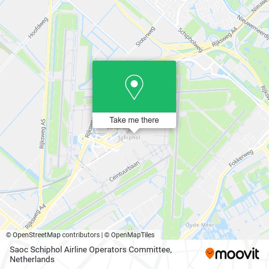 Saoc Schiphol Airline Operators Committee map