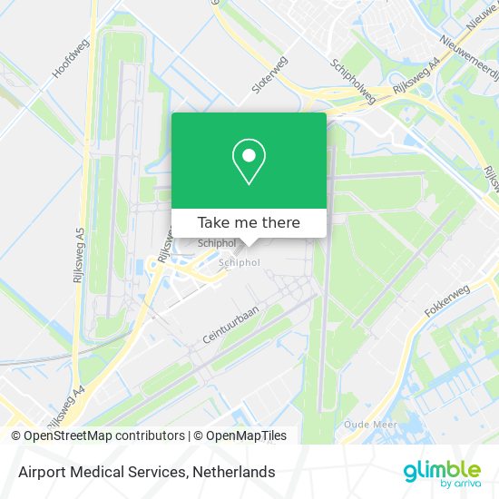 Airport Medical Services map