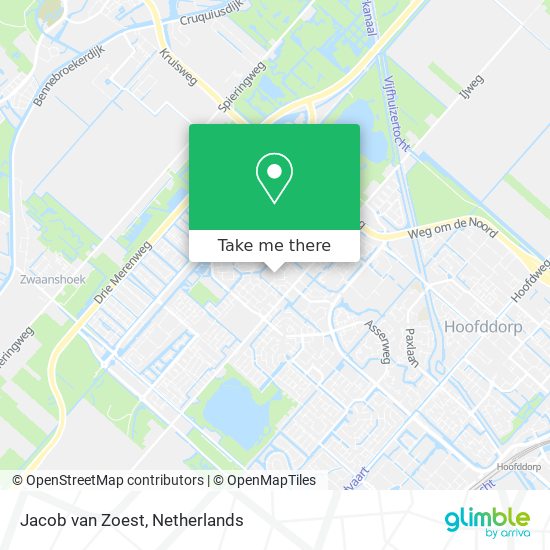 Jacob van Zoest map