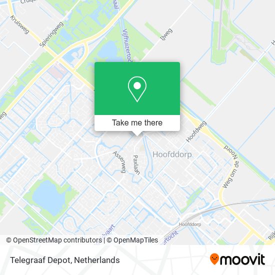 Telegraaf Depot map