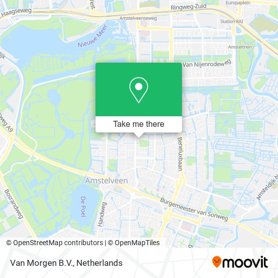 Van Morgen B.V. map